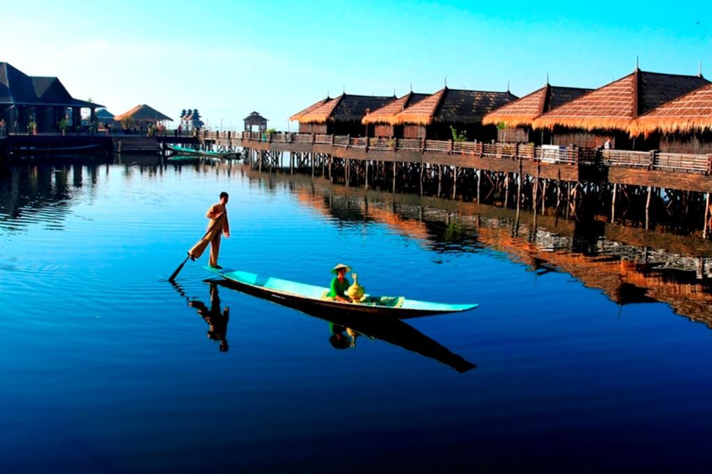 スカイ レイク インレー リゾート Inle Lake エクステリア 写真
